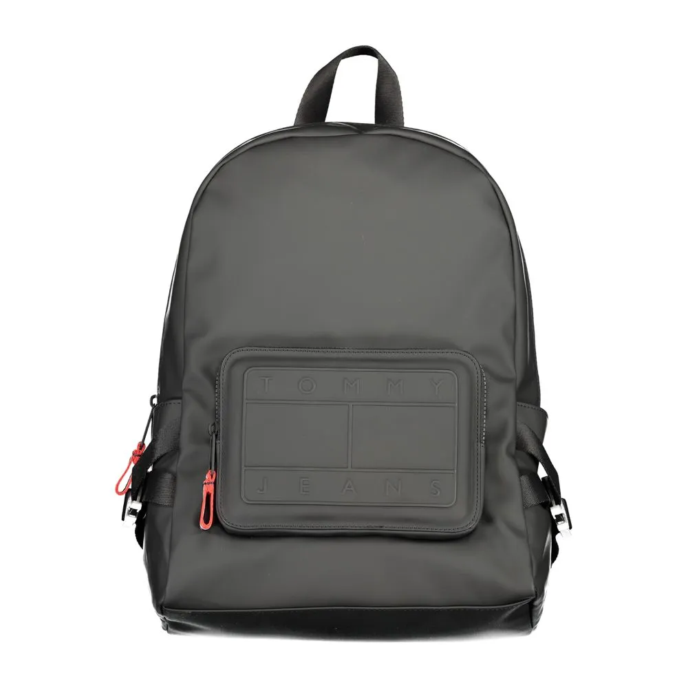 Tommy Hilfiger Men's Black Polyester Backpack