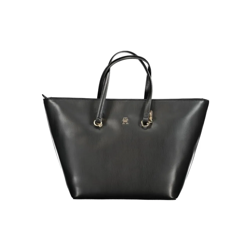 Tommy Hilfiger Women's Black Polyethylene Handbag
