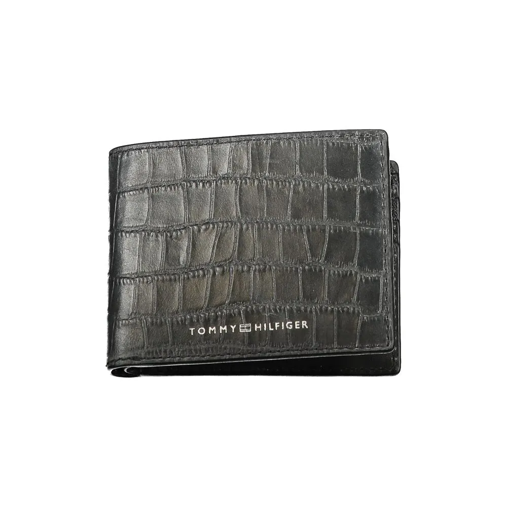 Tommy Hilfiger Men's Black Leather Wallet