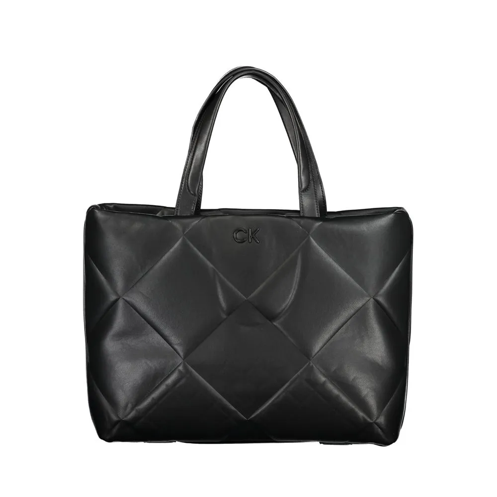 Calvin Klein Women's Black Cotton Handbag