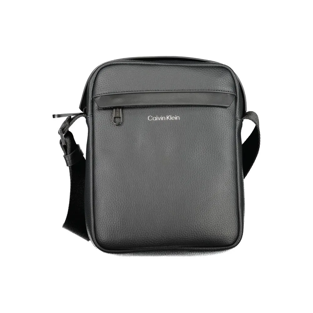 Calvin Klein Men's Black Polyester Shoulder Bag