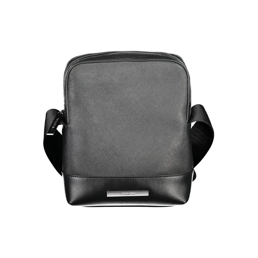 Calvin Klein Men's Black Polyester Shoulder Bag