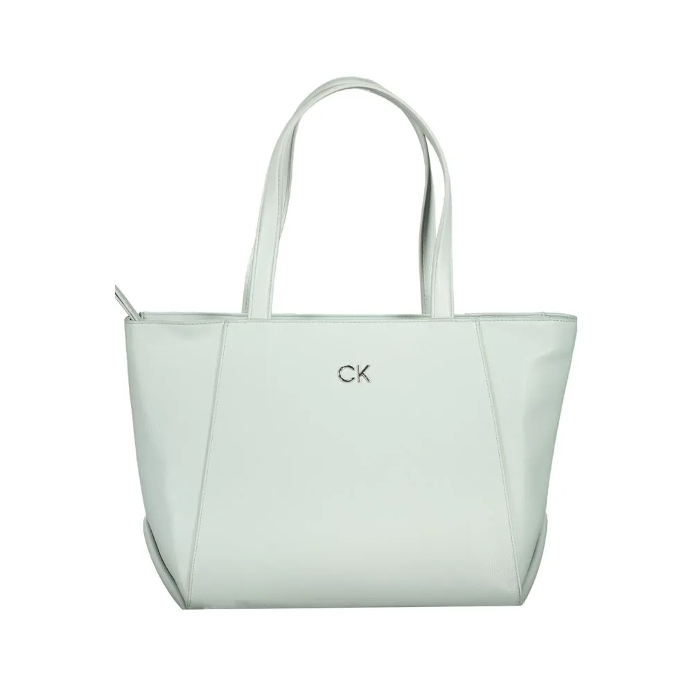 Calvin Klein Women's Light Blue Polyethylene Handbag