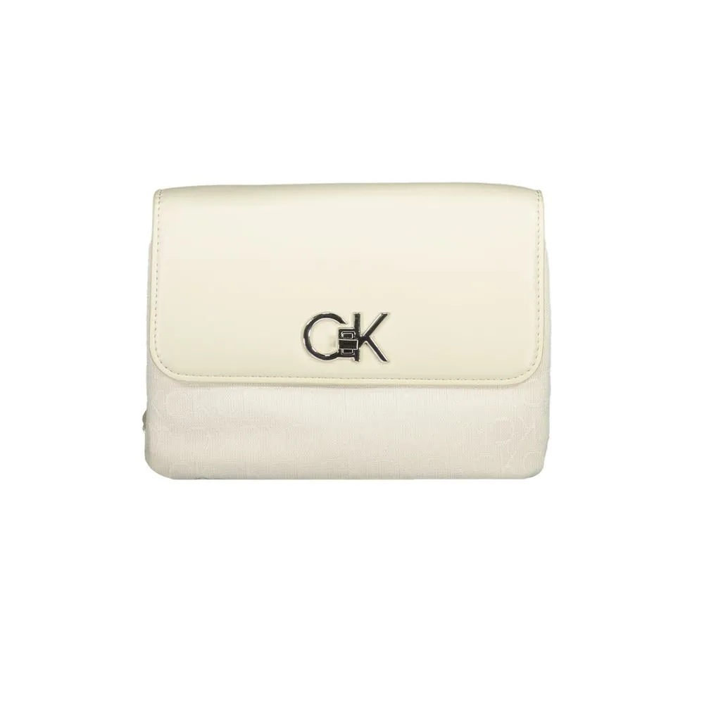 Calvin Klein Women's Beige Polyester Handbag