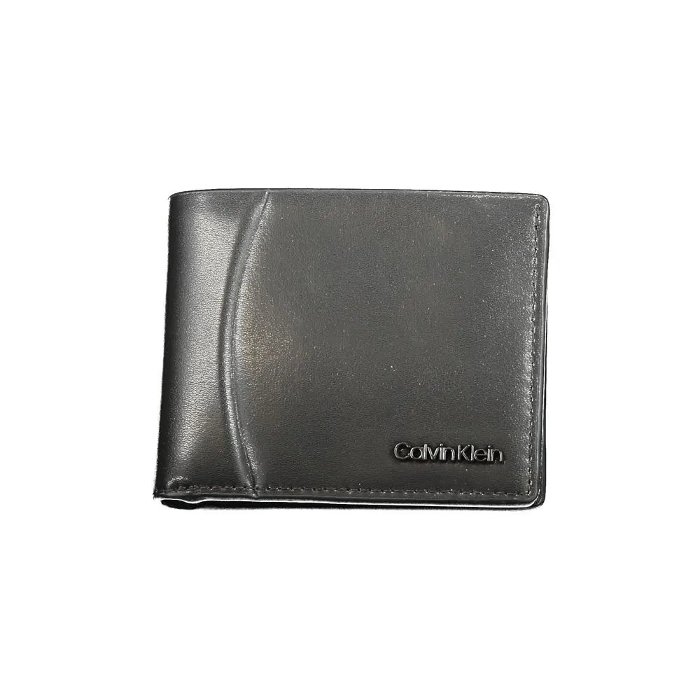 Calvin Klein Men's Black Leather Wallet