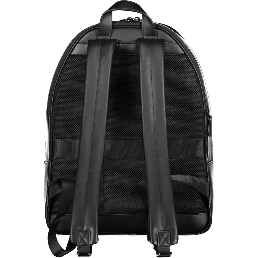 Tommy Hilfiger Men's Black Polyester Backpack