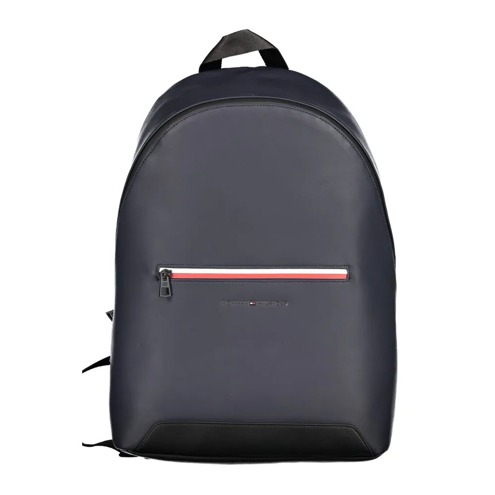 Tommy Hilfiger Men's Blue Polyester Backpack