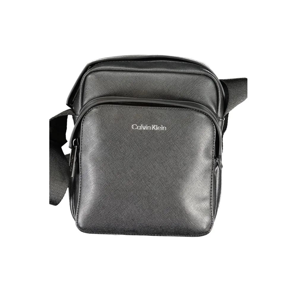 Calvin Klein Men's Black Polyester Shoulder Bag