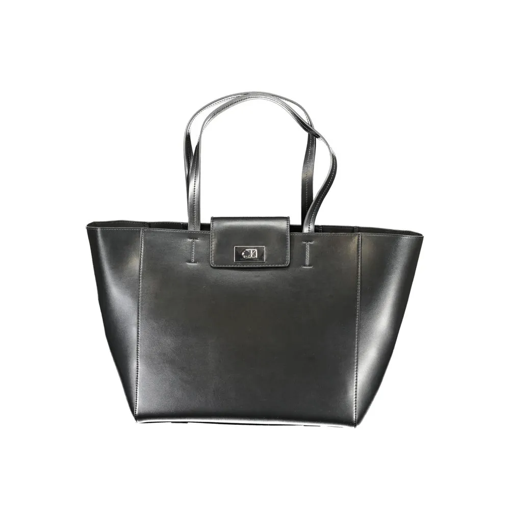 Calvin Klein Women's Black Polyester Handbag