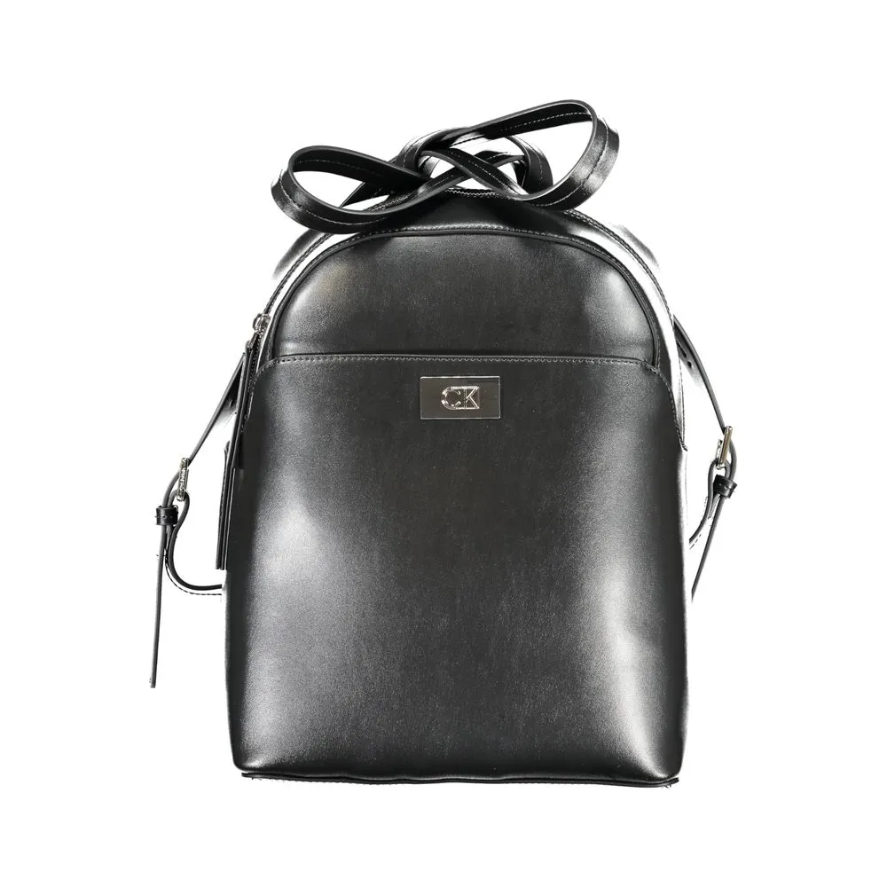Calvin Klein Women's Black Polyester Backpack