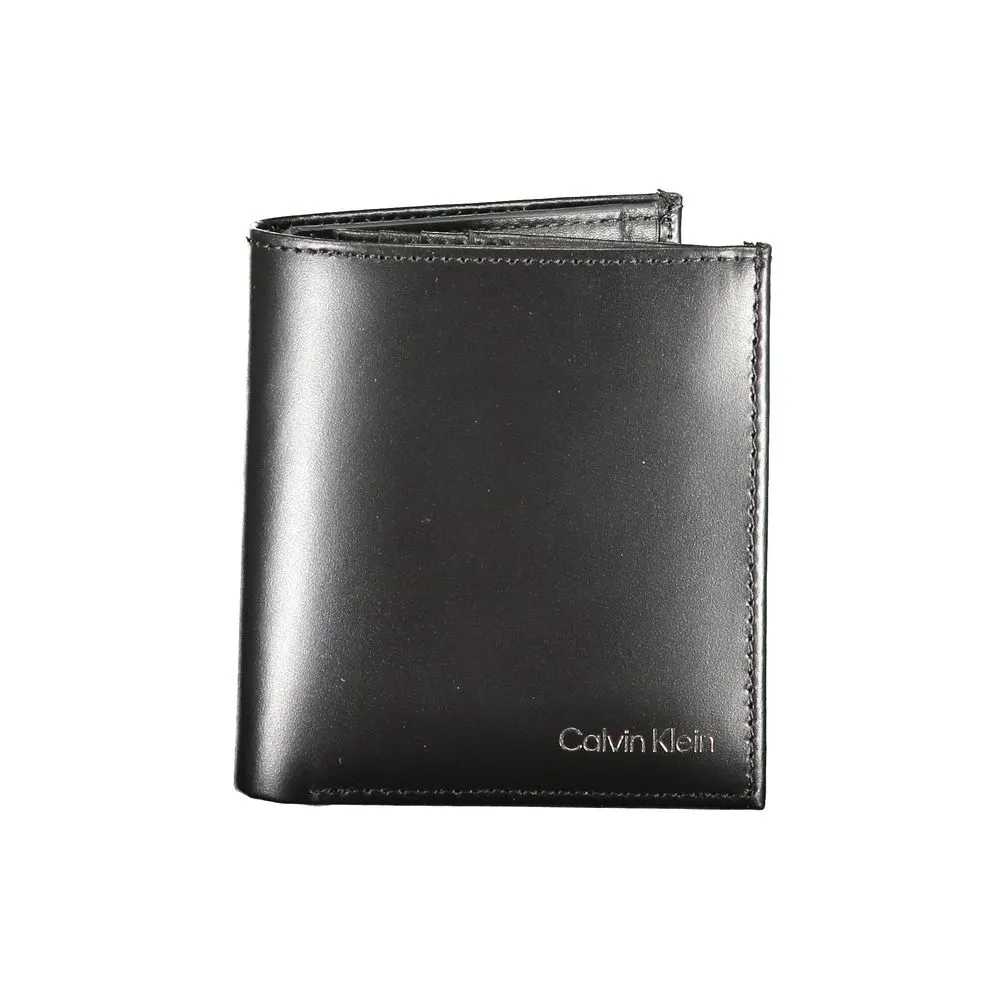 Calvin Klein Men's Black Leather Wallet