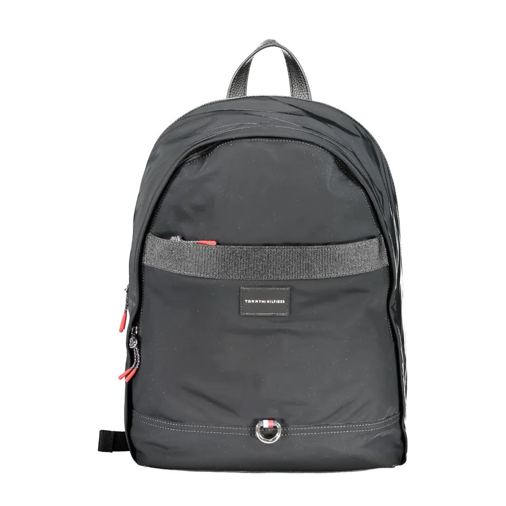 Tommy Hilfiger Men's Black Polyester Backpack