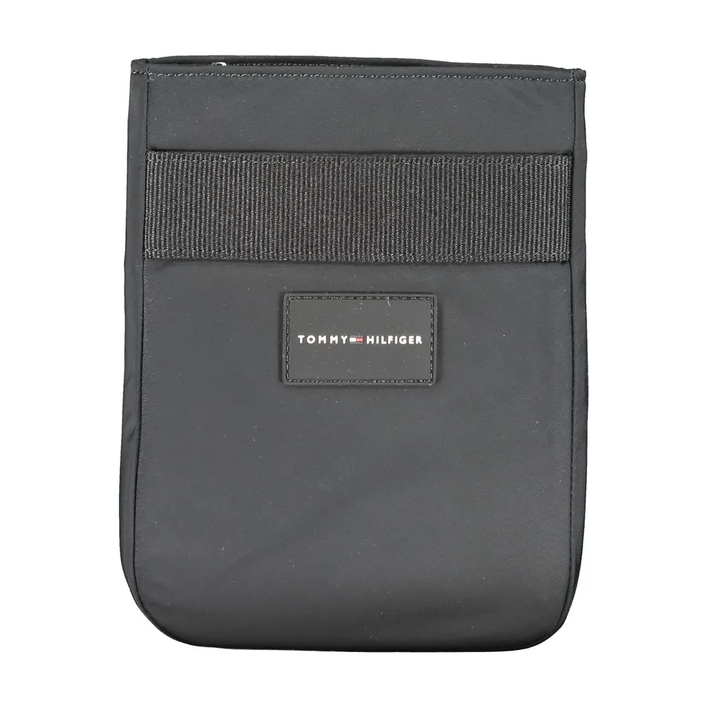 Tommy Hilfiger Men's Black Polyester Shoulder Bag
