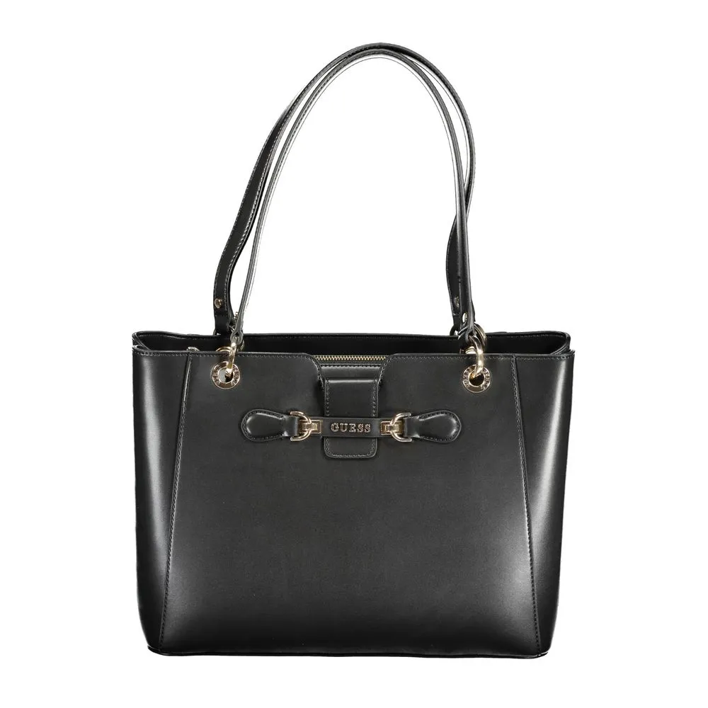 Guess Jeans Women's Black Polyethylene Handbag