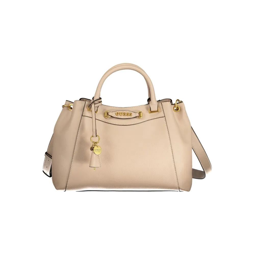 Guess Jeans Women's Beige Polyethylene Handbag