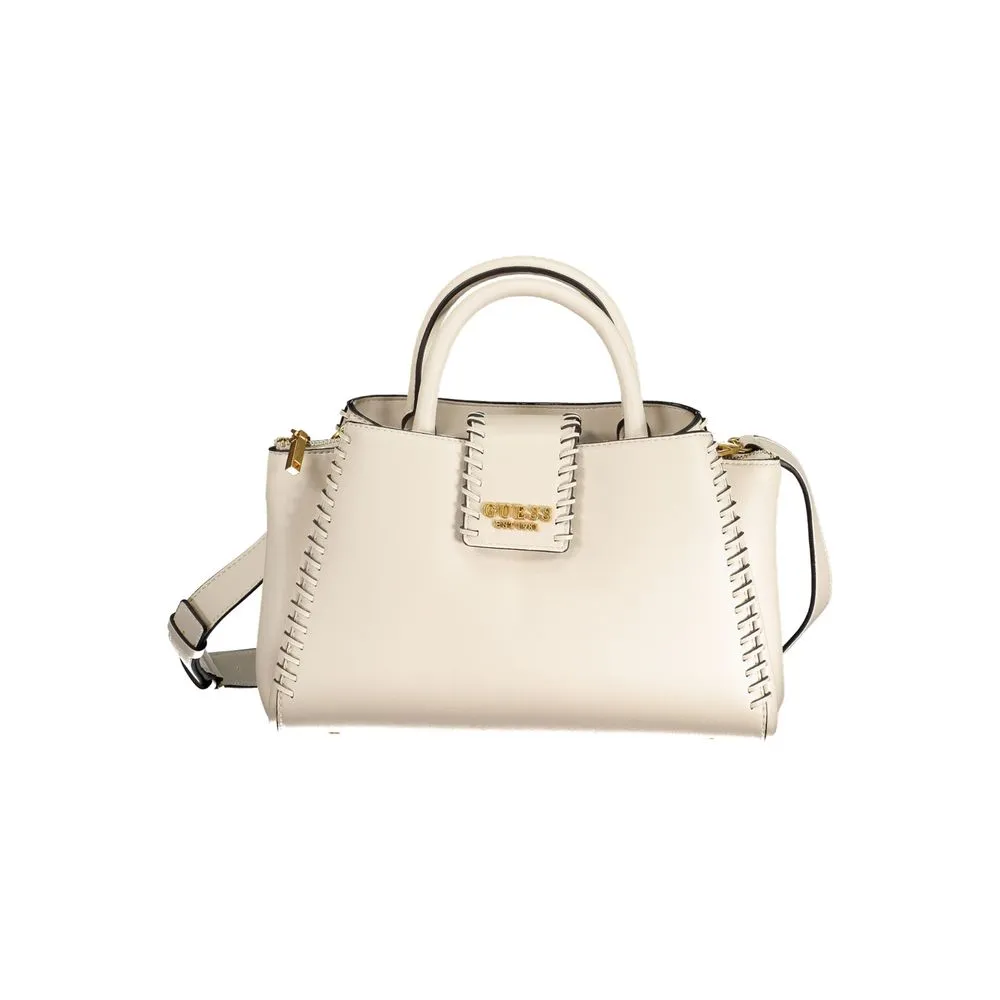 Guess Jeans Women's Beige Polyethylene Handbag