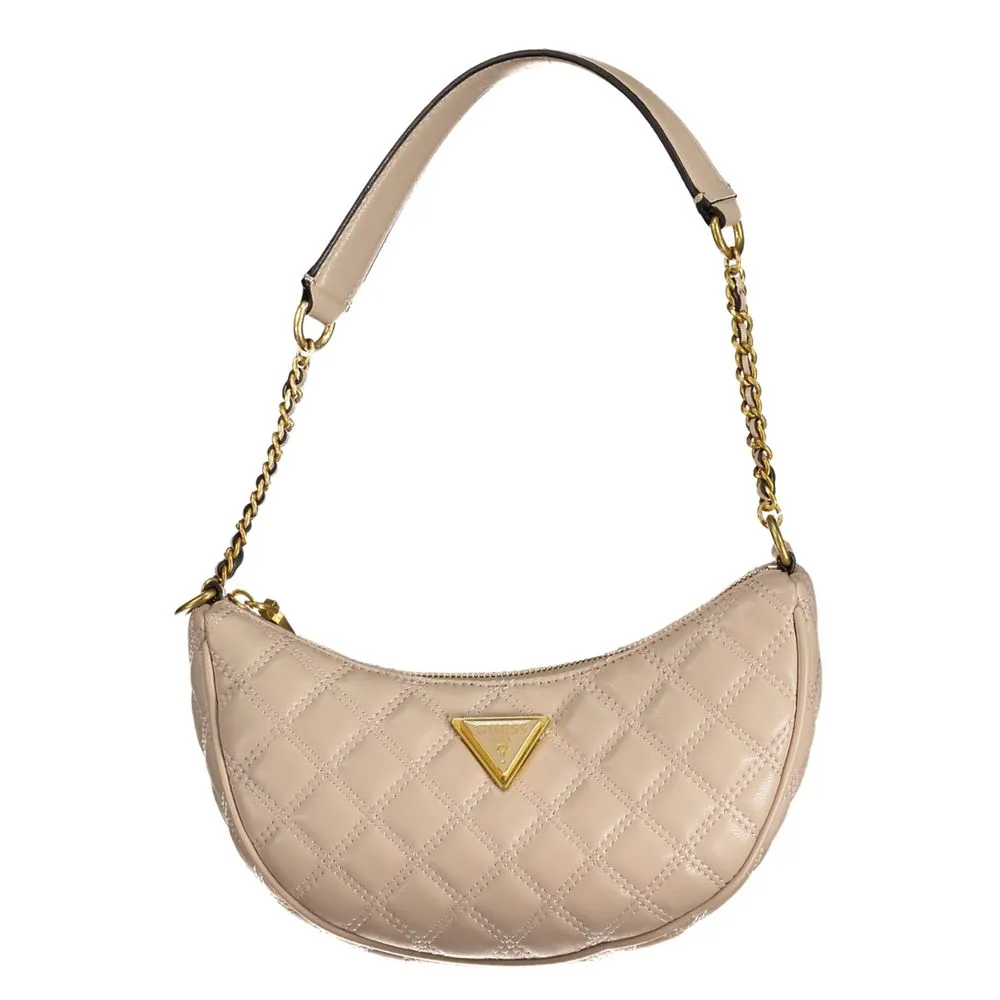 Guess Jeans Women's Beige Polyethylene Handbag