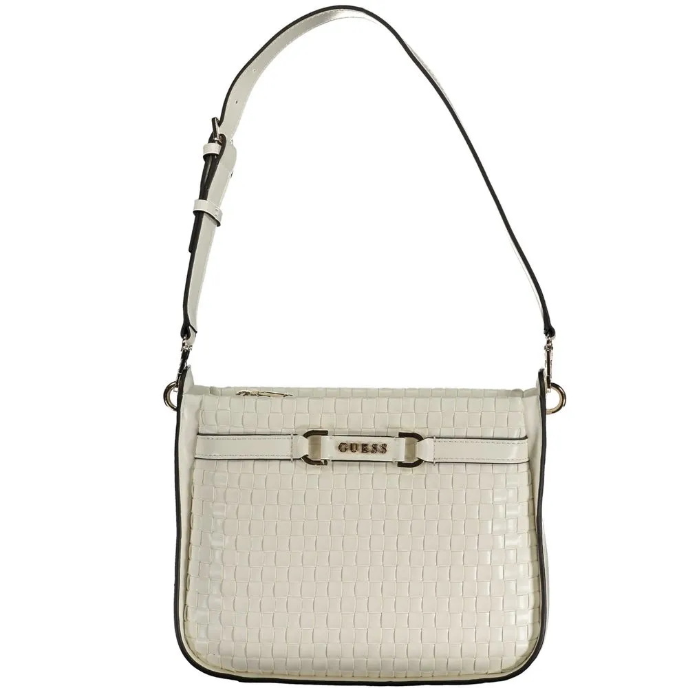 Guess Jeans Women's White Polyethylene Handbag