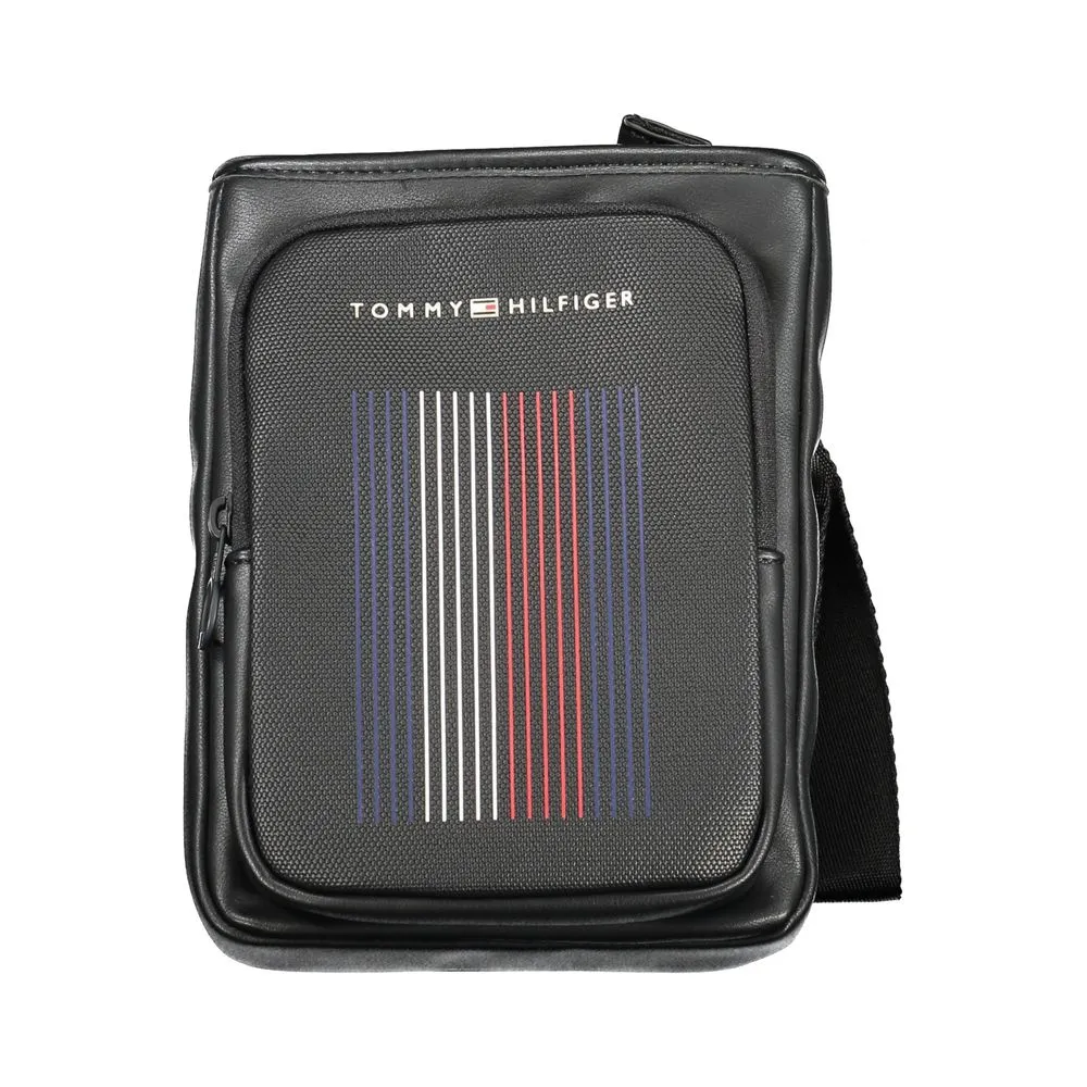 Tommy Hilfiger Men's Black Polyethylene Shoulder Bag