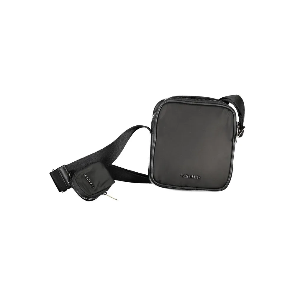 Calvin Klein Men's Black Polyester Shoulder Bag