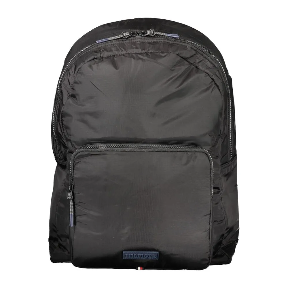 Tommy Hilfiger Men's Black Nylon Backpack