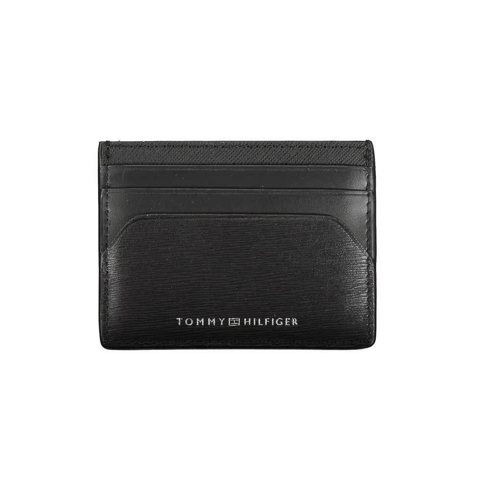 Tommy Hilfiger Men's Black Leather Wallet