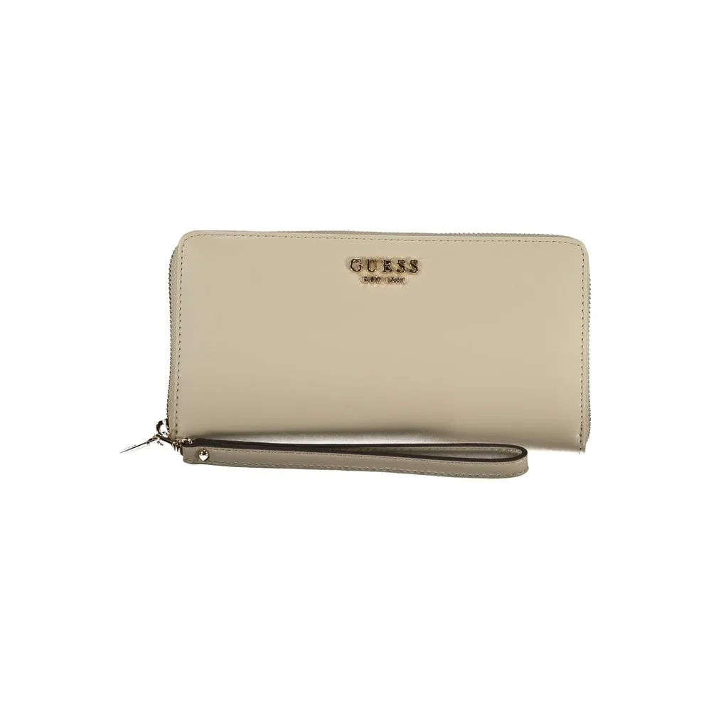 Guess Jeans Women's Beige Polyethylene Wallet