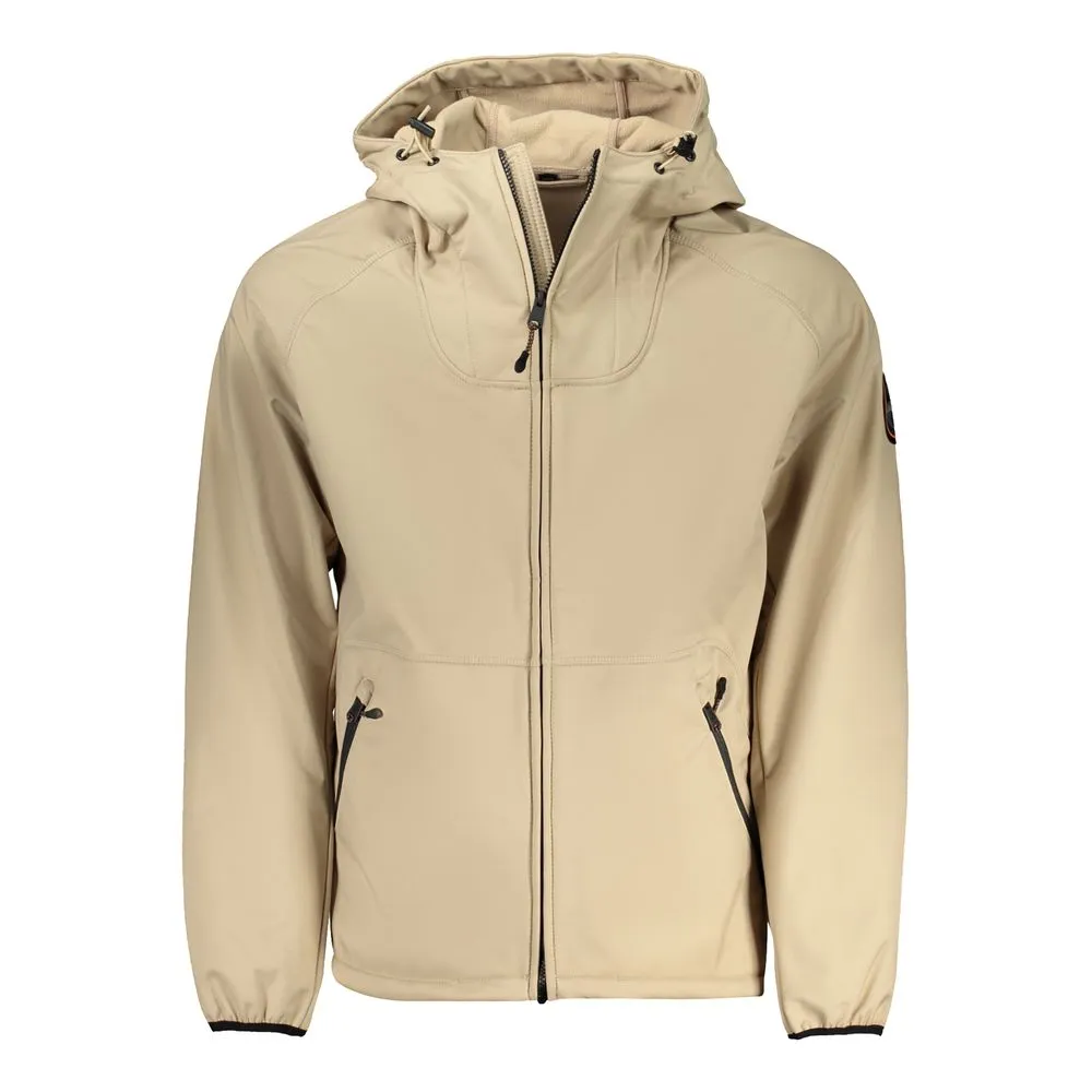 Napapijri Men's Beige Polyester Jacket