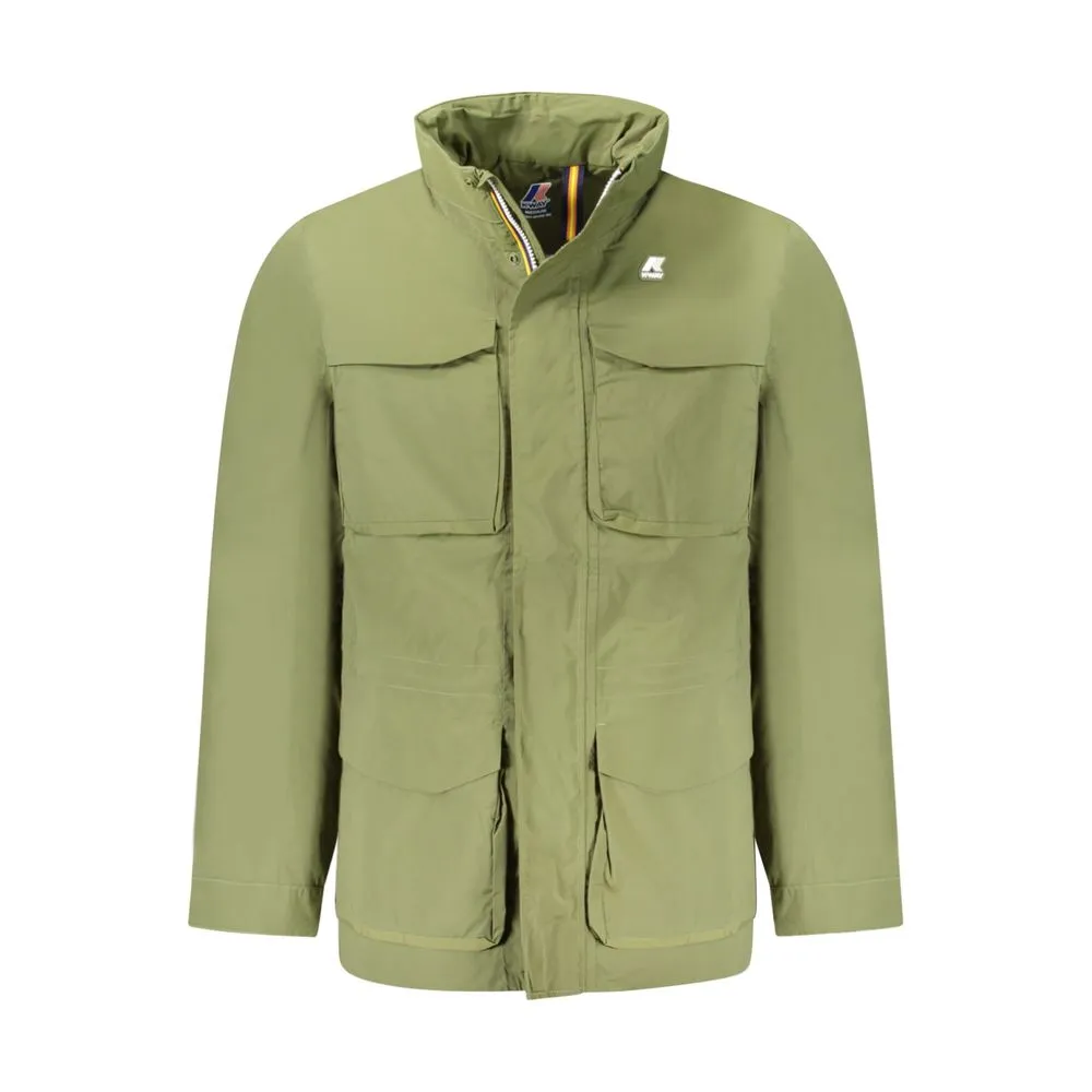 K-WAY Men's Green Nylon Men's Jacket