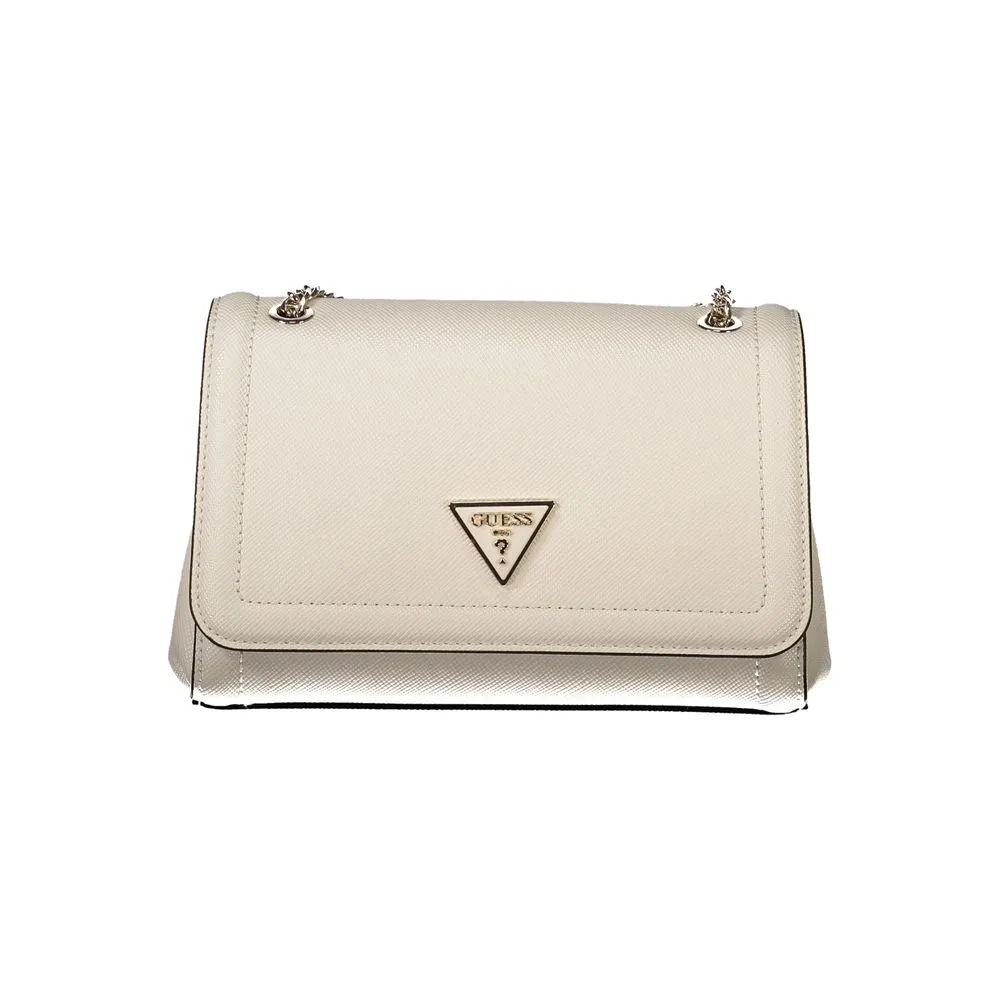 Guess Jeans Beige Polyethylene Women Handbag