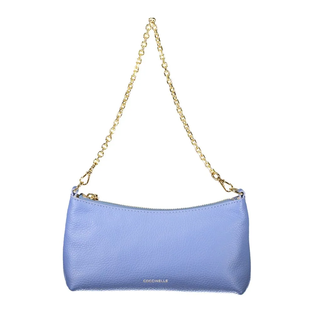 Coccinelle Light Blue Leather Women Handbag