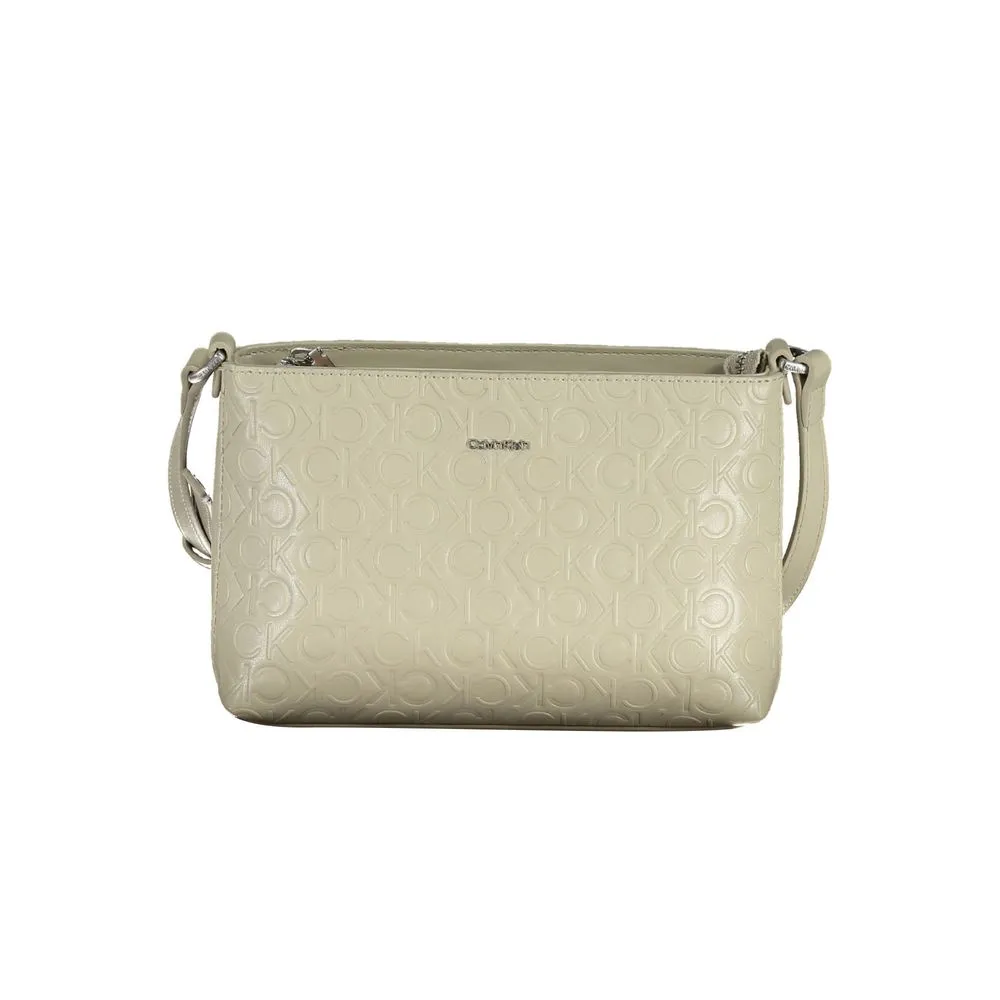 Calvin Klein Women's Beige Polyester Handbag