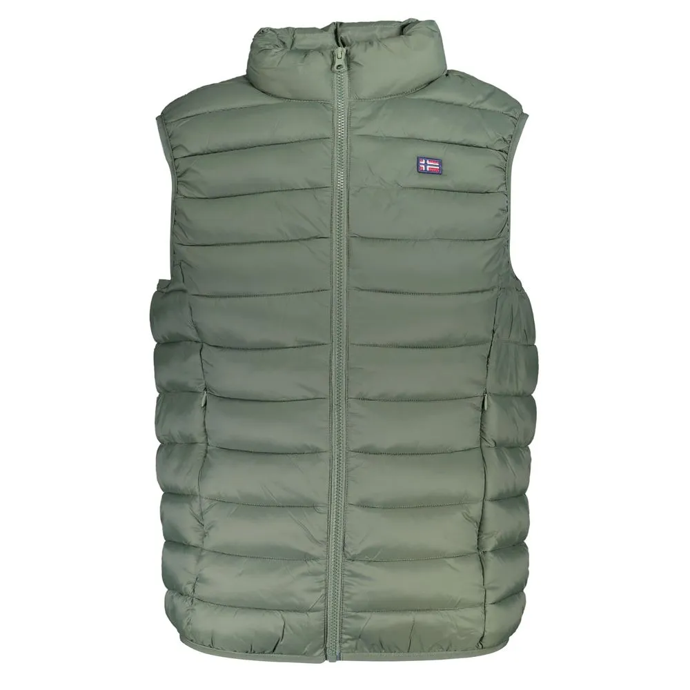 Norway 1963 Men's Sleek Sleeveless Green Mens Jacket