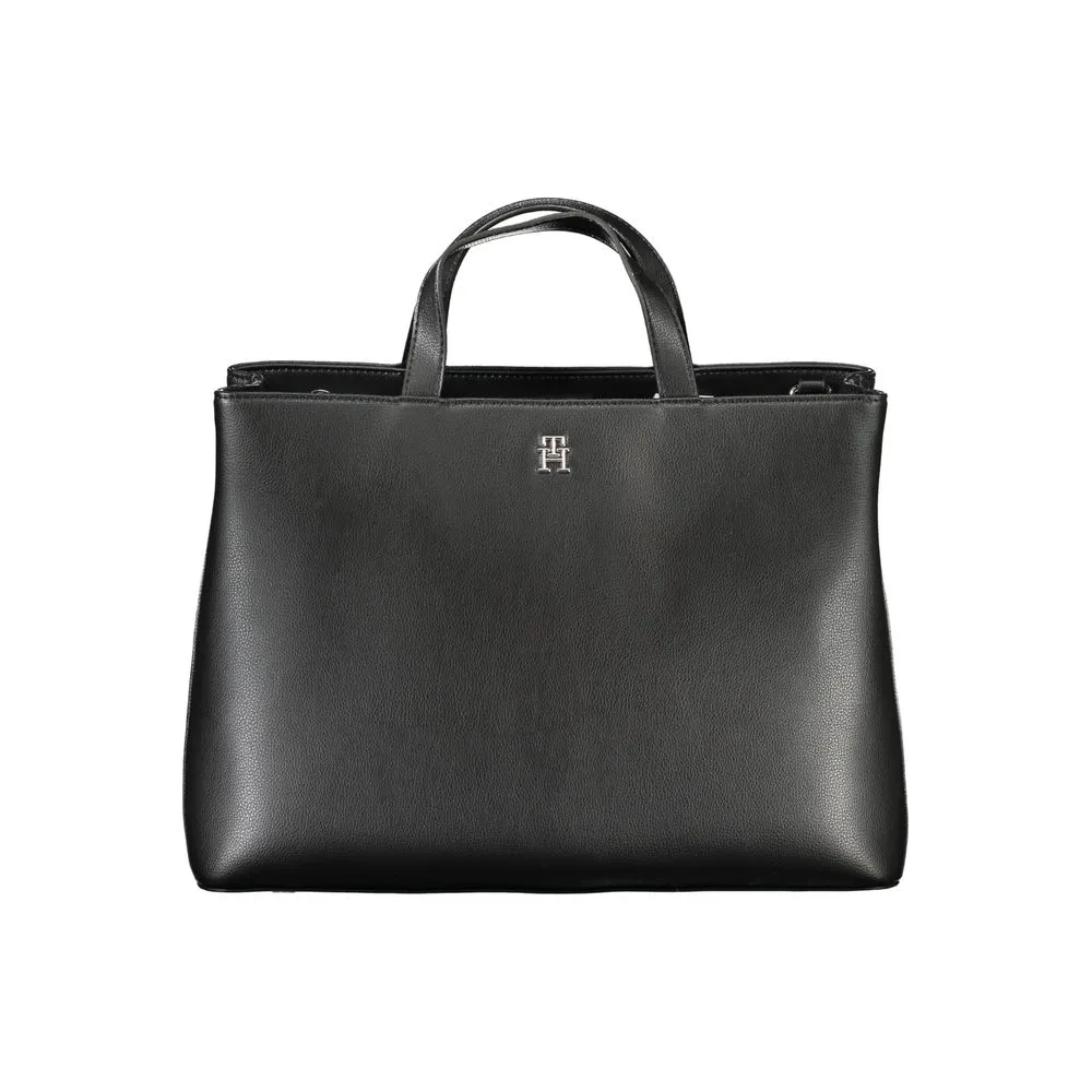 Tommy Hilfiger Women's Black Polyester Handbag