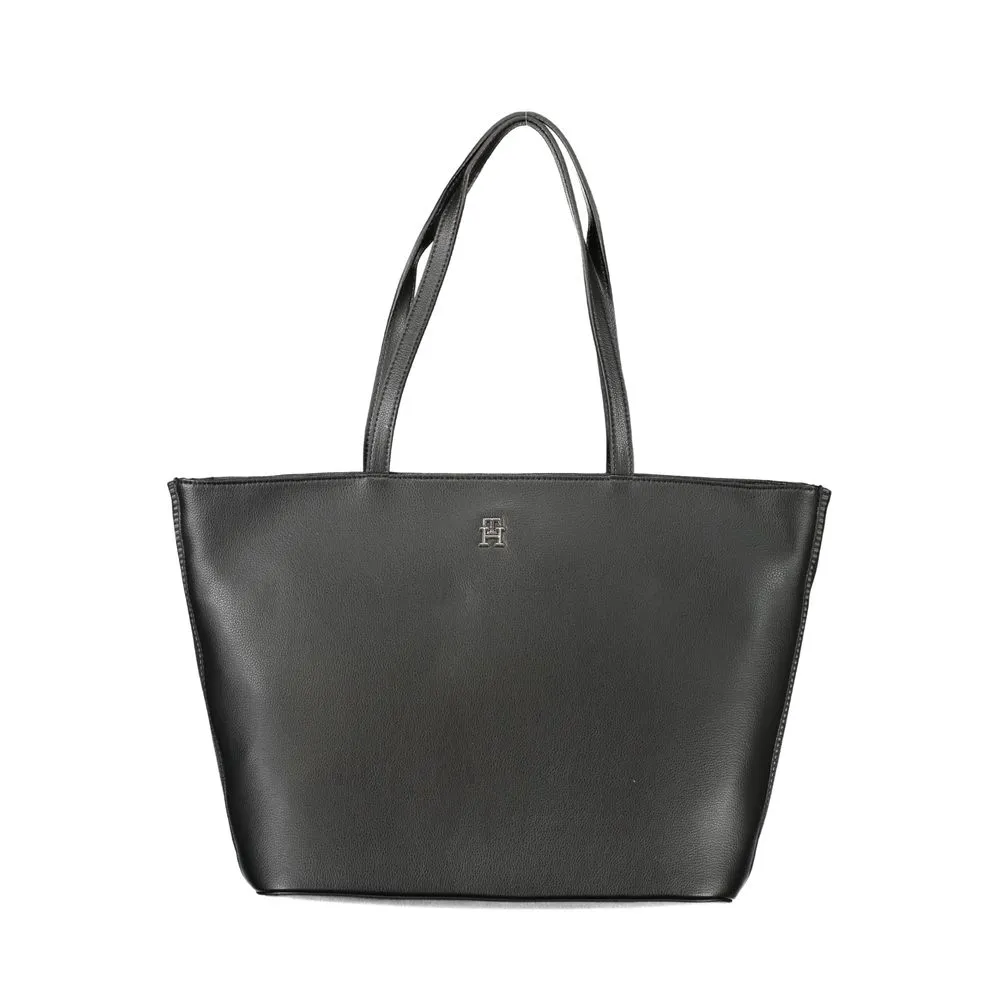 Tommy Hilfiger Women's Black Polyester Handbag