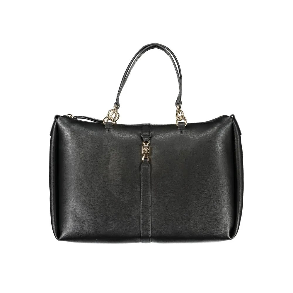 Tommy Hilfiger Women's Black Polyester Handbag