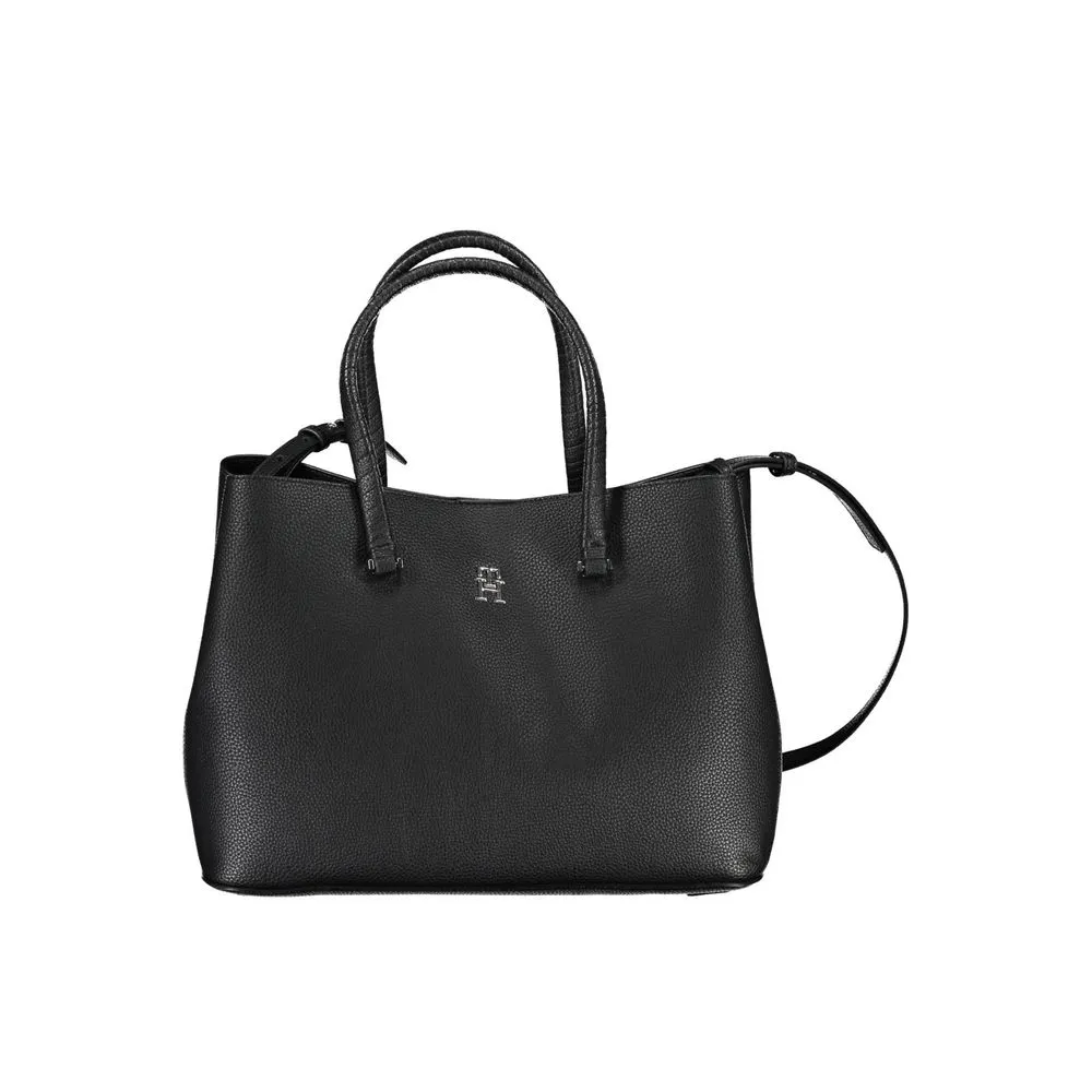 Tommy Hilfiger Women's Black Polyethylene Handbag