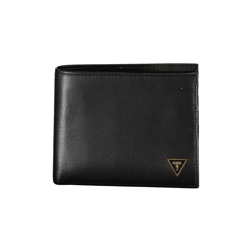 Guess Jeans Men's Sleek Leather Bifold Wallet with Coin Purse