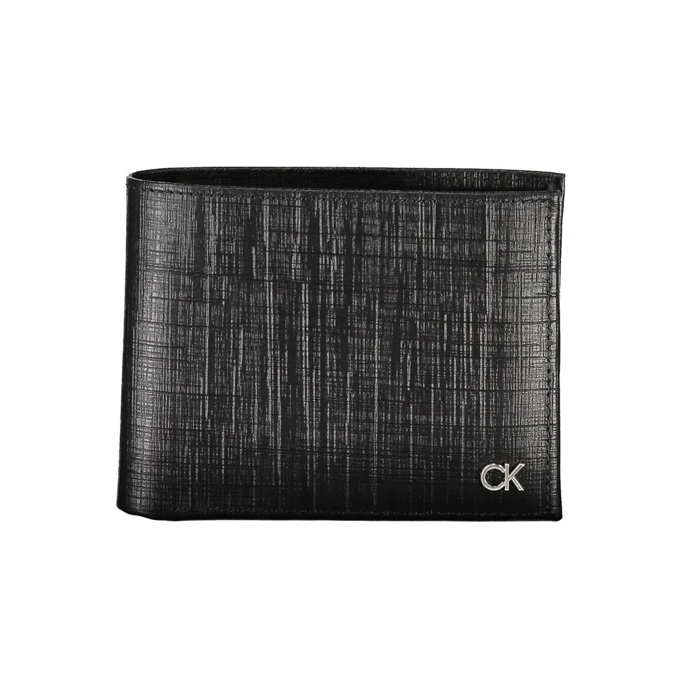 Calvin Klein Men's Elegant Black Leather Wallet with RFID Blocking