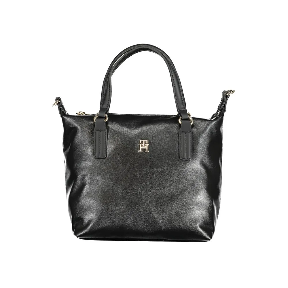 Tommy Hilfiger Women's Black Polyester Handbag