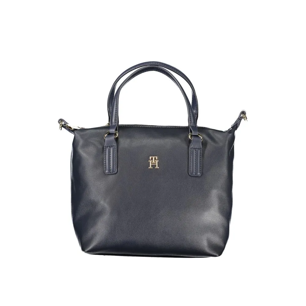 Tommy Hilfiger Women's Blue Polyester Handbag