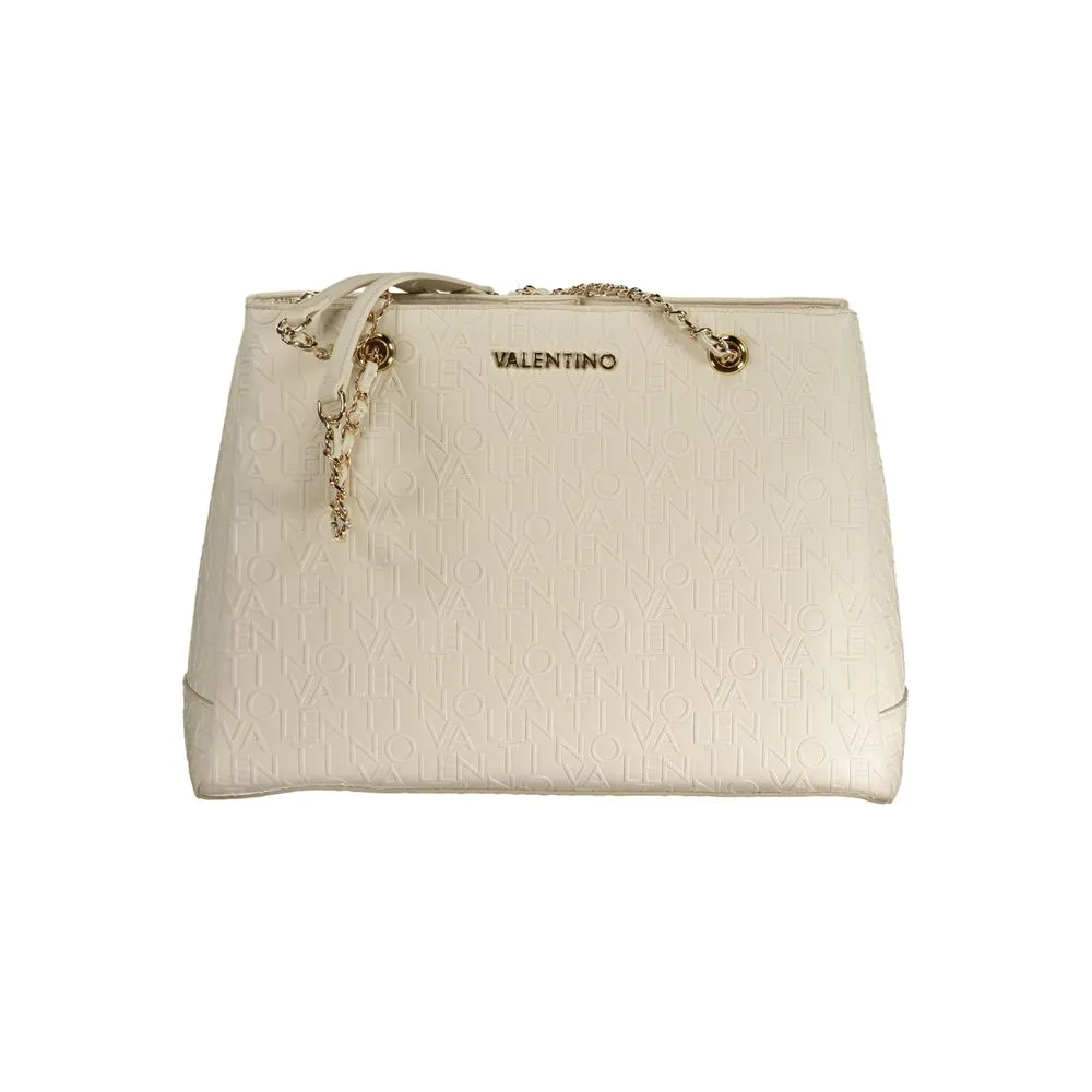 Valentino Bags Women's White Polyethylene Handbag
