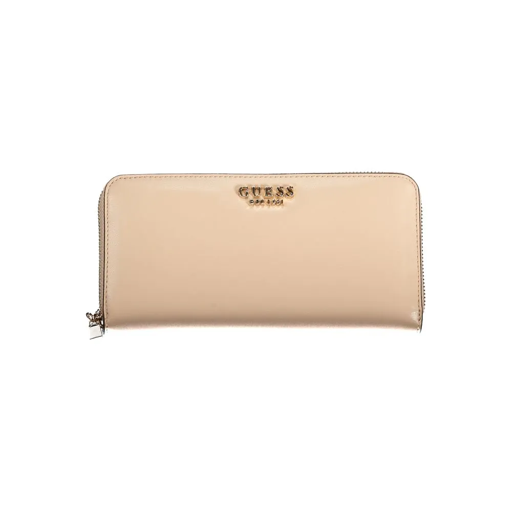 Guess Jeans Women's Beige Polyethylene Wallet