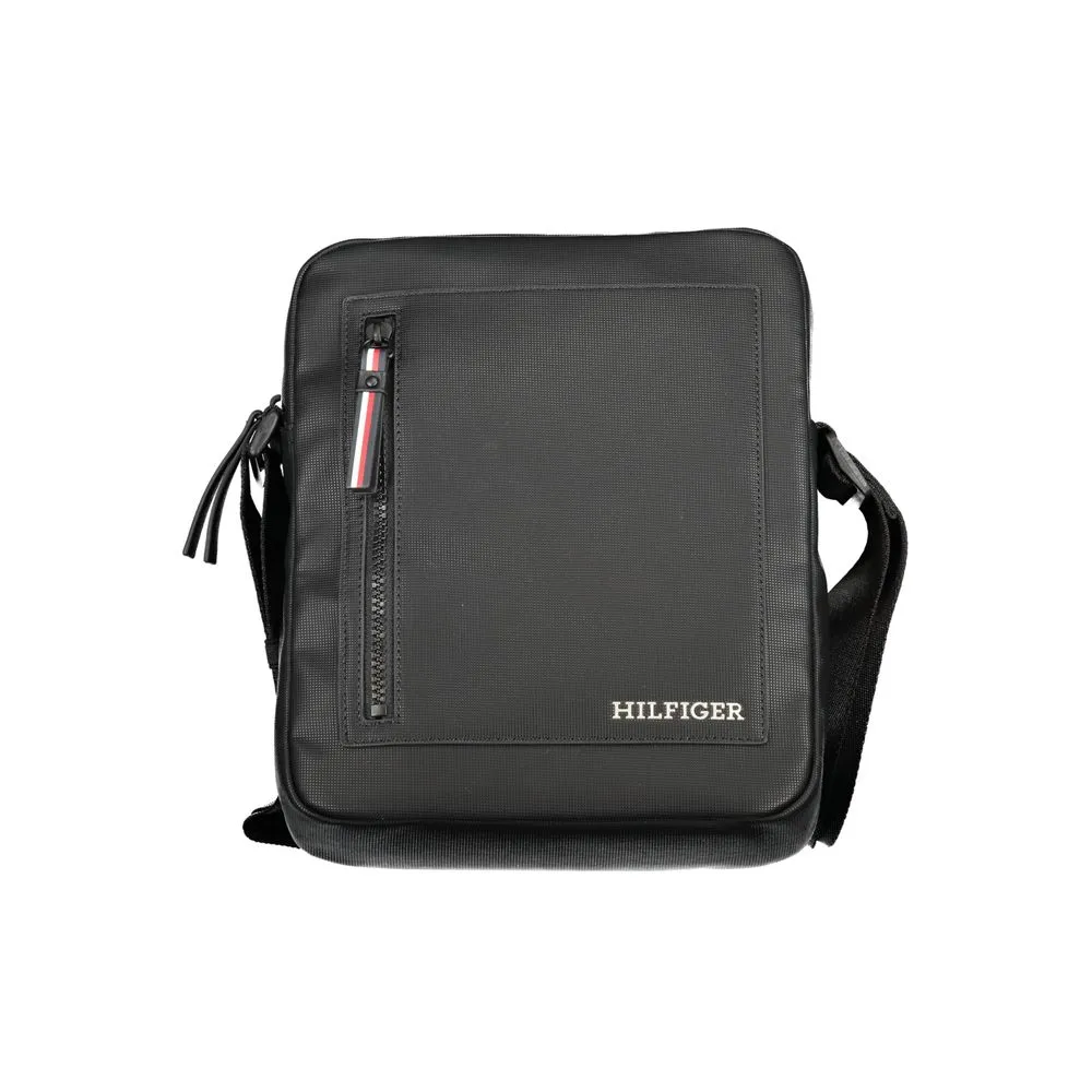Tommy Hilfiger Men's Black Polyethylene Shoulder Bag