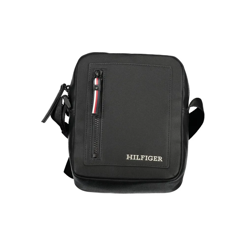 Tommy Hilfiger Men's Black Polyethylene Shoulder Bag