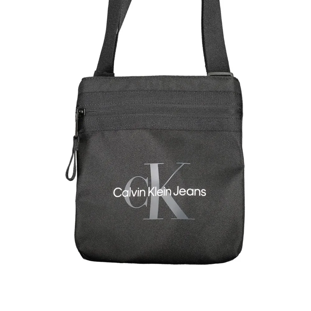 Calvin Klein Men's Black Polyester Shoulder Bag