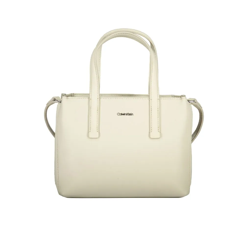 Calvin Klein Women's Beige Polyester Handbag