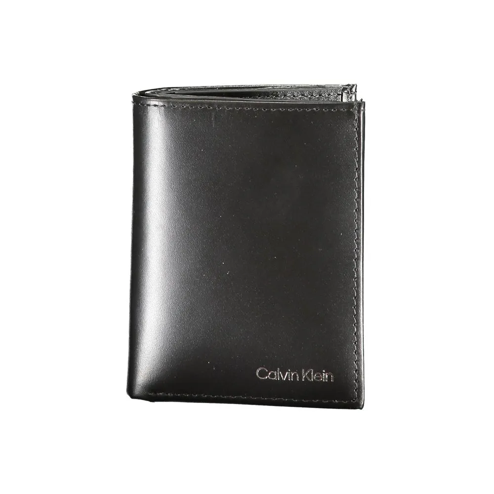 Calvin Klein Men's Black Leather Wallet