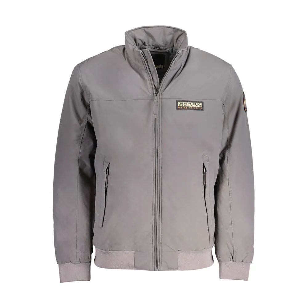 Napapijri Men's Gray Polyamide Jacket