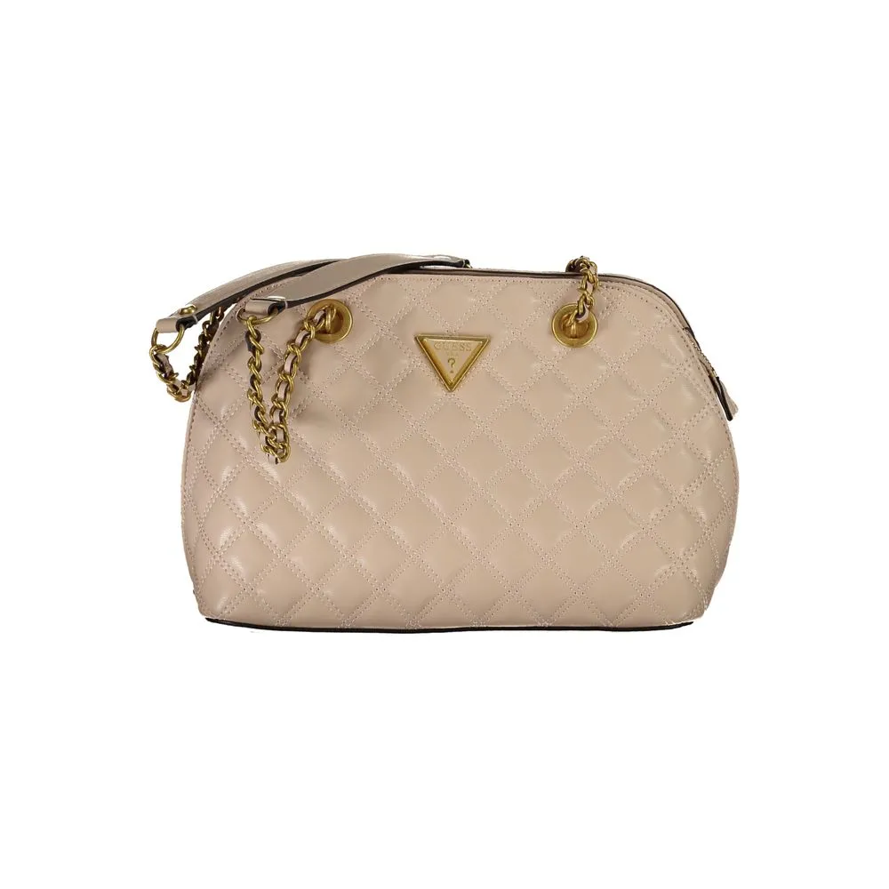 Guess Jeans Women's Beige Polyethylene Handbag